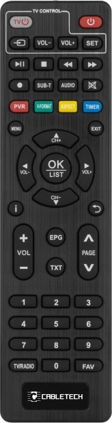 Pilot RTV Cabletech Pilot do tunera URZ0338/338A