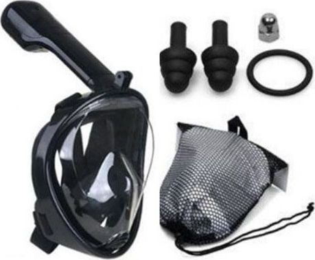 Ikonka Maska do snurkowania, L/XL, czarna universal