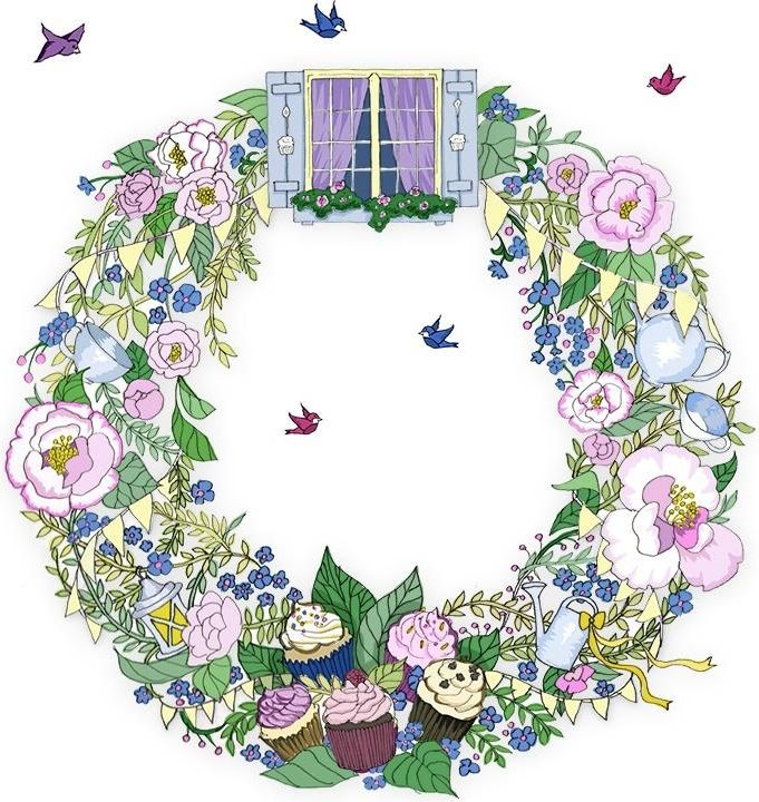 Clear Creation Karnet Swarovski kwadrat Wieniec (CL2420)