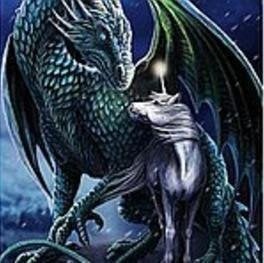 Mozaika diamentowa smok