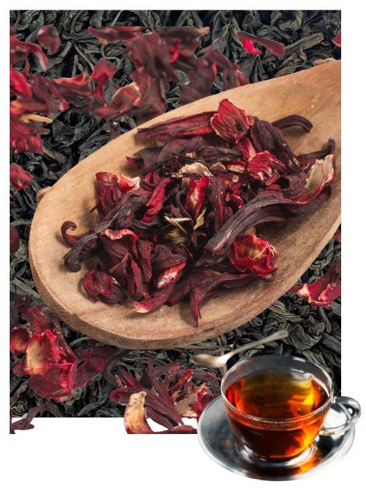 Herbata czarna liściasta o smaku żurawiny aromatyzowana napar herbaty 70g