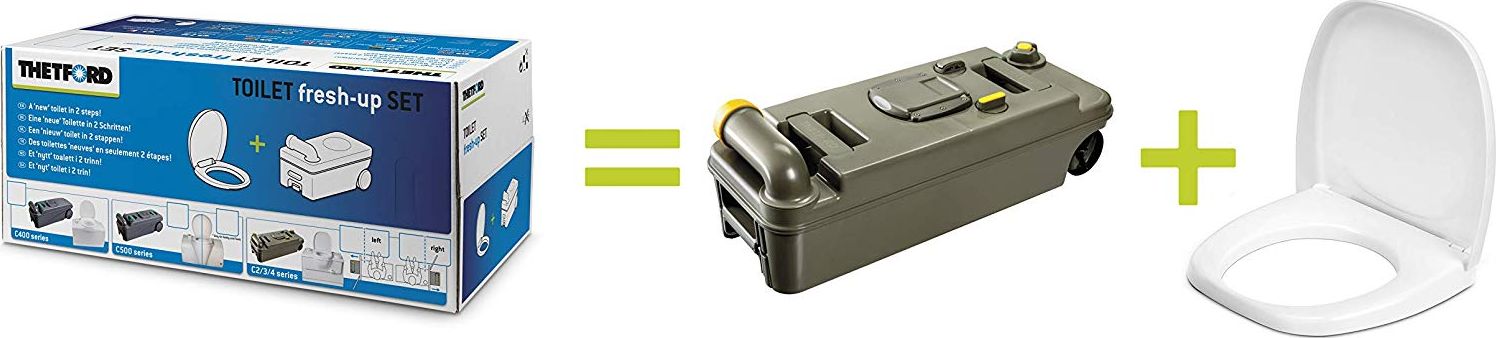 Thetford THETFORD Toilet Fresh-Up C200 with wheels - 661706