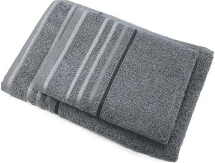 TOWEL TERRY 400 GSM 762 GREY 50X80