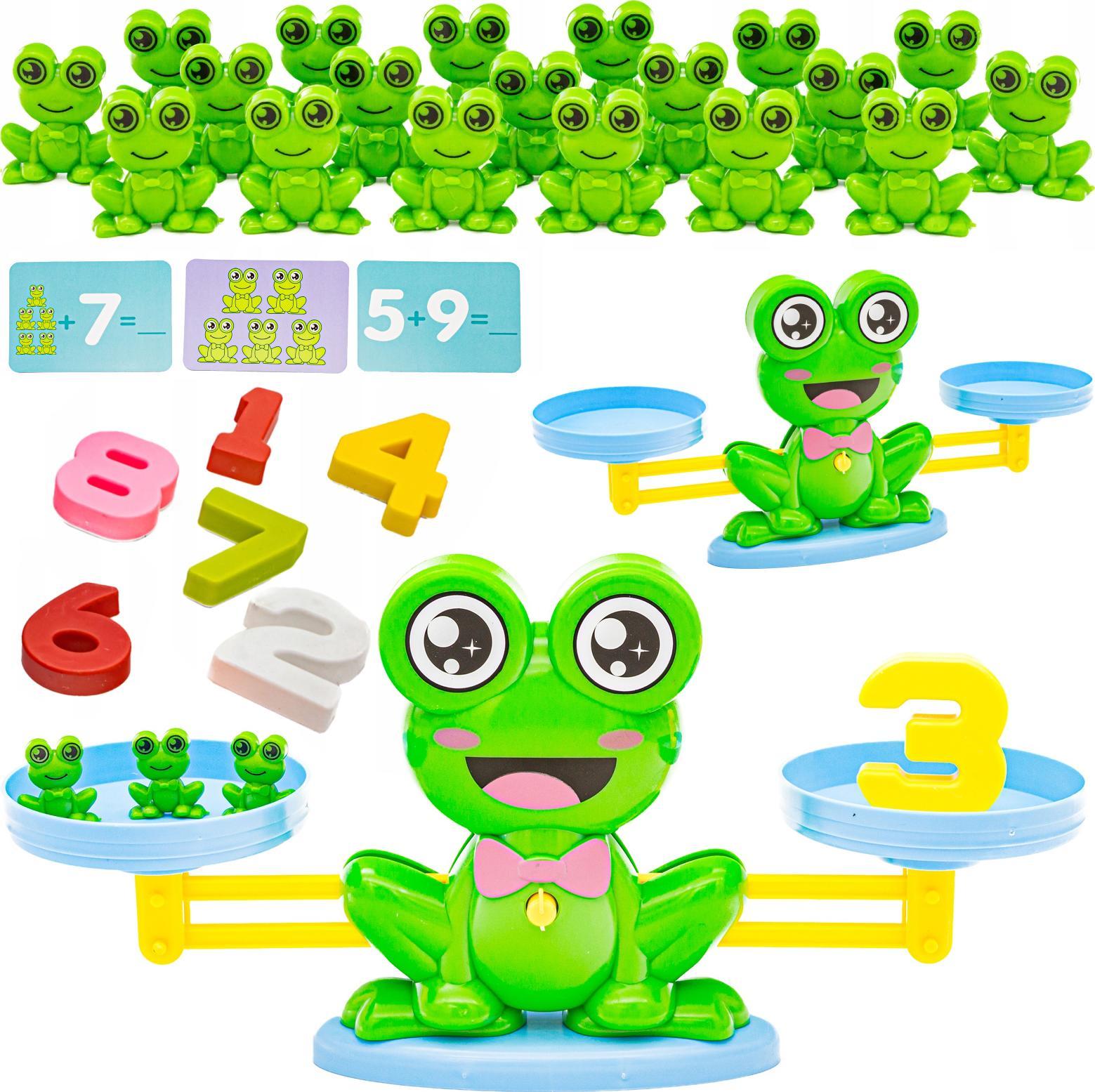 DK Gra Nauka Liczenia - Równoważnia Waga Szalkowa Żaba - Frog Balance