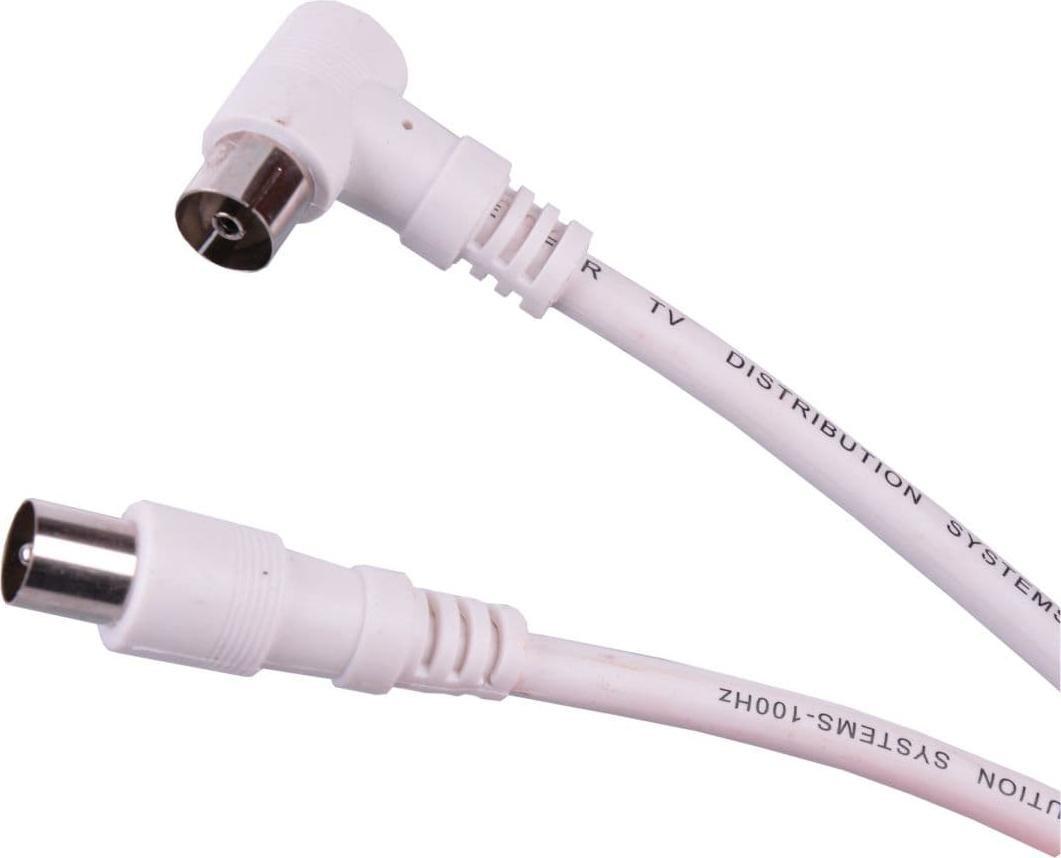Kabel Cabletech Antenowy 5m biały (KPO2740F-5)