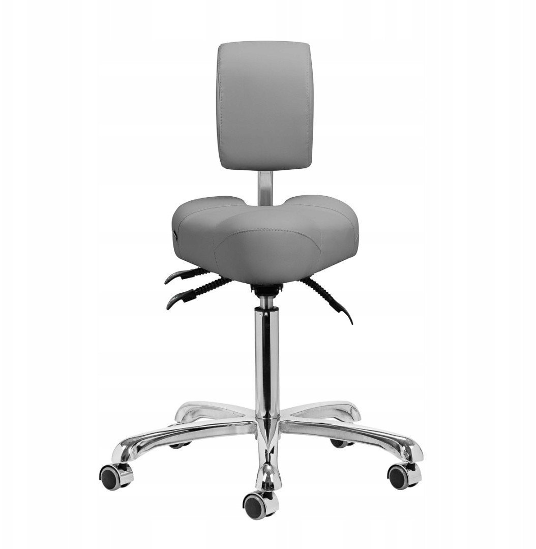 Taboret podologiczny 1005 Giovanni szary