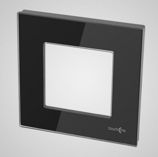 Touchme Ramka pojedyncza szklana czarna (TM728B)