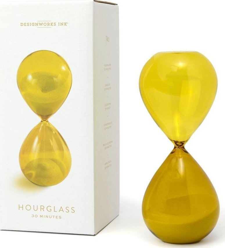 Designworks Ink Klepsydra biurkowa - chartreuse ombre 30min
