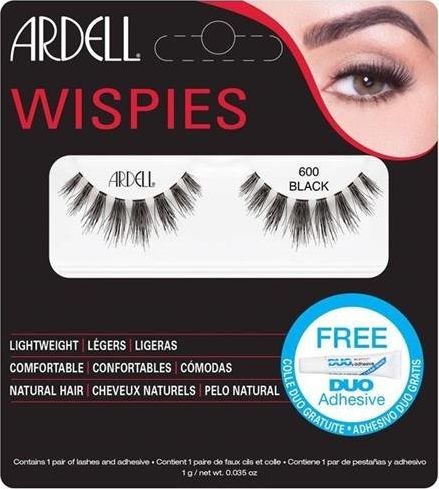 Ardell ARDELL_Wispies 600 1 para sztucznych rzęs Black