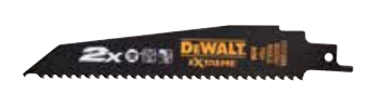Dewalt Brzeszczot do drewna z gwoździami do pilarek szablastych 152mm 5szt. - DT2300L-QZ