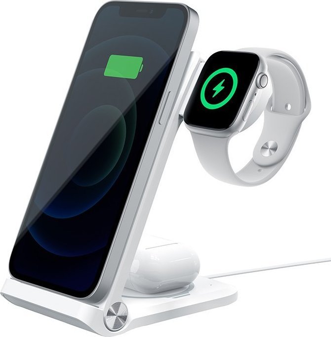 Ładowarka Nillkin NILLKIN WIRELESS CHARGING PowerTrio 3in1 MFI, koncówka do Apple