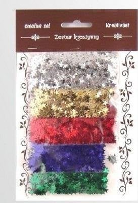 Zestaw elementów z folii gwiazdki 5g