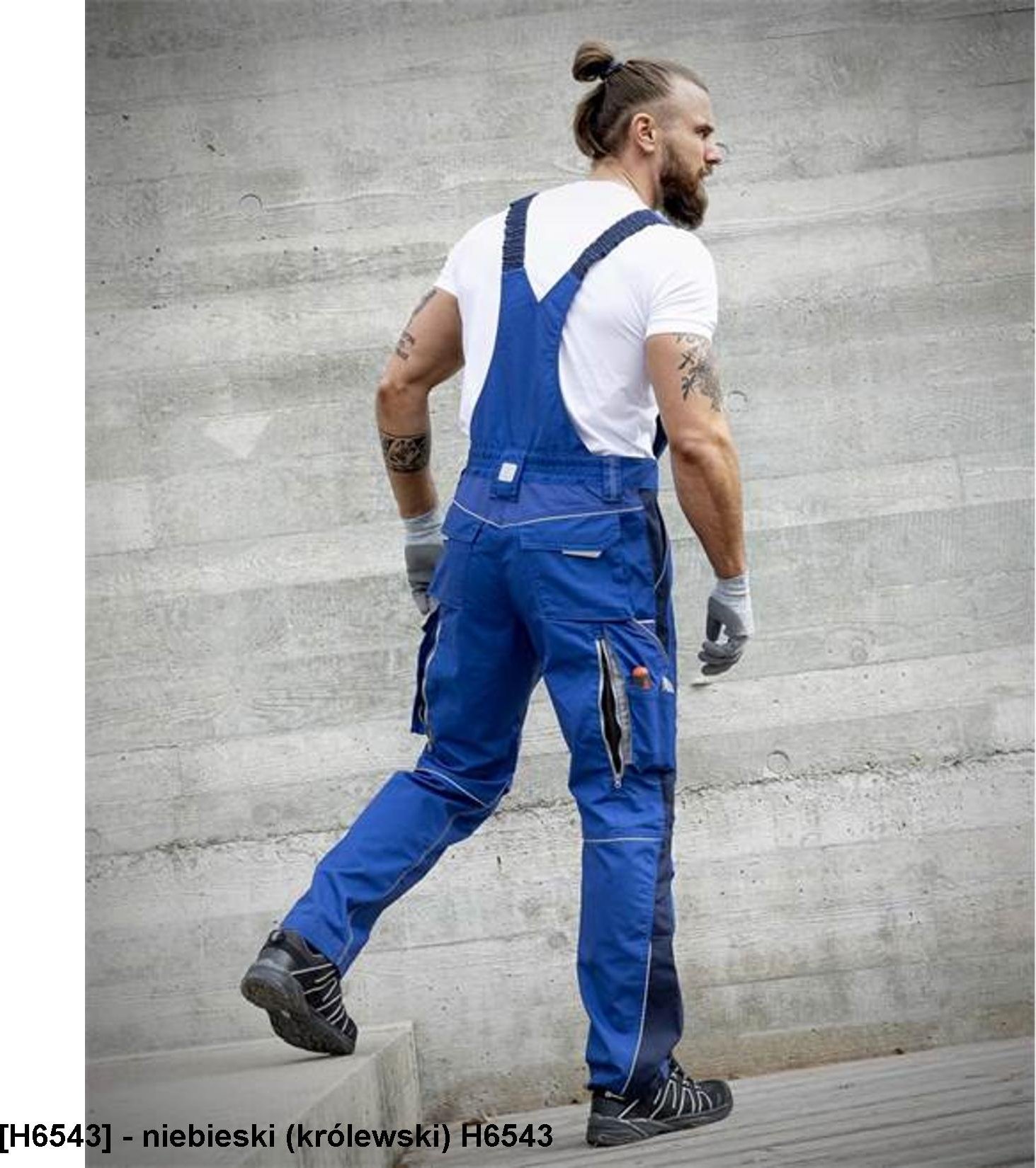 Ardon ARDON URBAN+ - spodnie ogrodniczki 65 % poliester, 35 % bawełna, canvas, ok. 270 g/m2 Tabiflex - stretch, 11kieszeni + na - czarny H6531 62