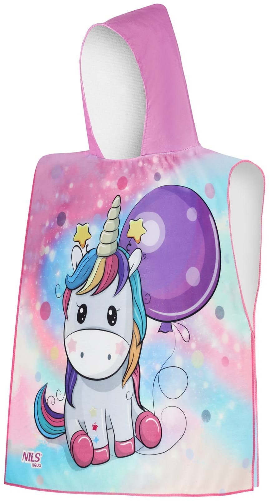 NAR20 RĘCZNIK PONCZO UNICORN NILS AQUA