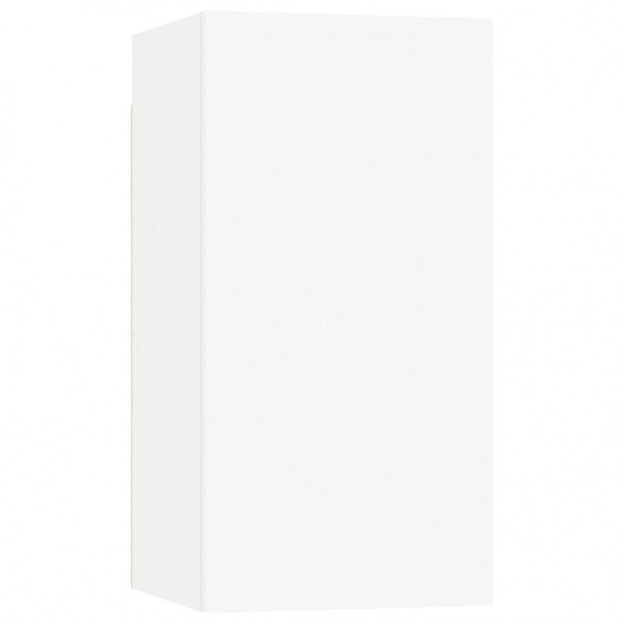 vidaXL Szafka telewizyjna, biała, 30,5x30x60 cm, płyta wiórowa