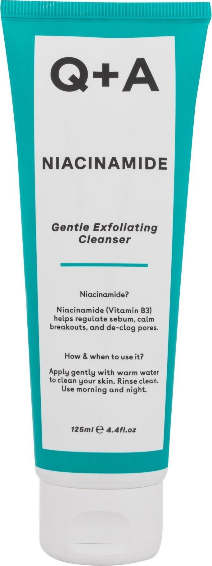 Q+A Q A Niacinamide Gentle Exfoliating Cleanser Żel oczyszczający 125ml