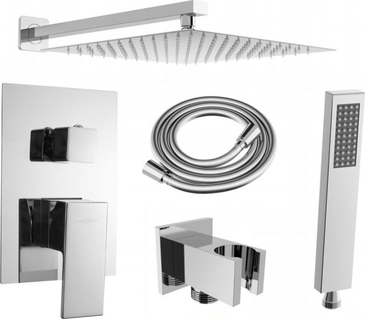 Zestaw prysznicowy Mexen Mexen Uno DR02 zestaw prysznicowy podtynkowy, chrom - 71435DR02-00