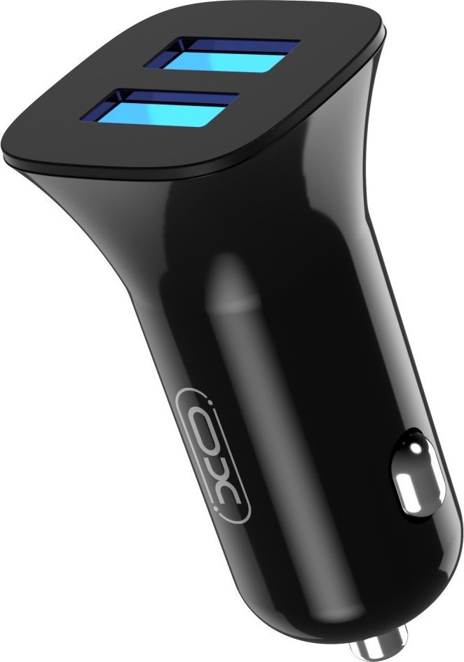 Ładowarka XO Ładowarka samochodowa XO CC31 czarna 2USB 2,4A
