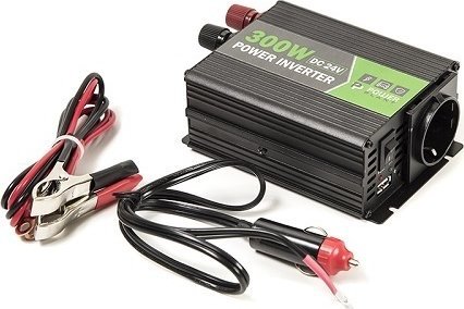 Zasilacz do laptopa Extra Digital Įtampos keitiklis 24V-220V, 300W