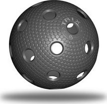 Trix Piłka Piłeczka do Unihokeja Floorball Snakeskin TRIX IFF Czarna 72 mm 1szt