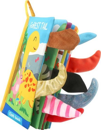 Woopie Książeczka Z Ogonkami Zwierząt Leśnych Materiałowa