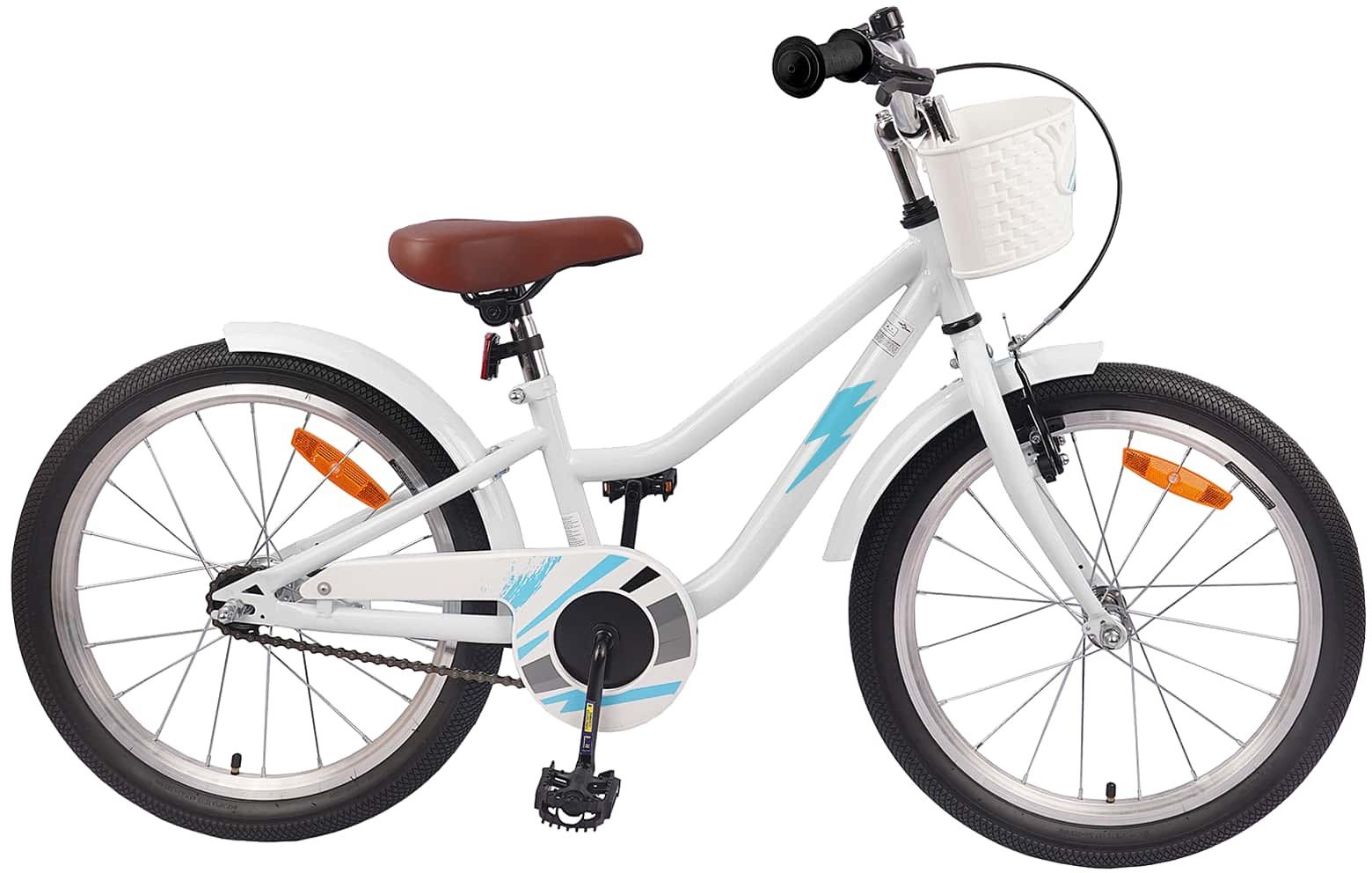 vidaXL Rower Dziecięcy 20 Cali dla dzieci w wieku 6-11 lat Biały