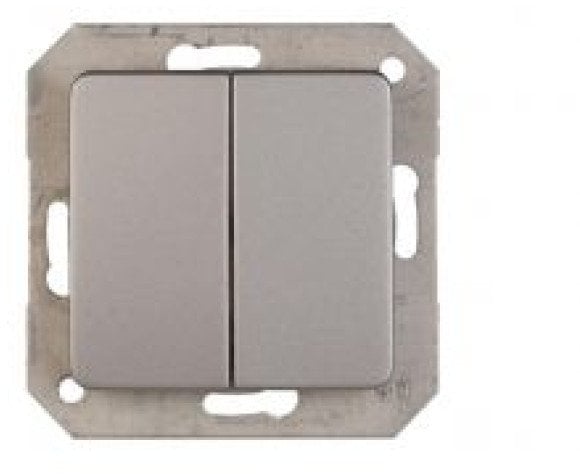 TWO GANGS TWO W SWITCH METP(6+6)10-020