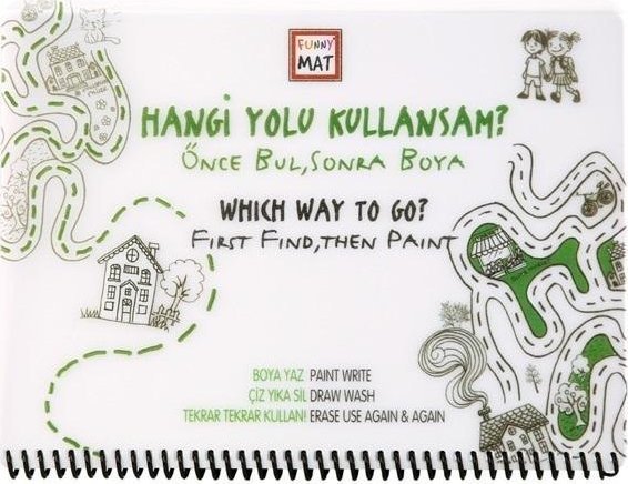 Książka do kolorowania Którą drogę wybrać