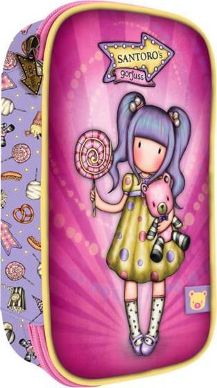 Piórnik Santoro Rozkładany 4-Częściowy Piórnik z Wyposażeniem