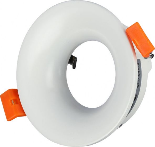V-TAC downlight VT-876 GU10 35W 8,5 x 3,2 cm aluminium biały