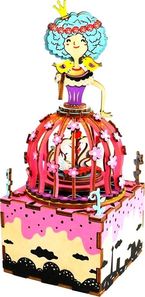 Robotime Technology ROBOTIME Drewniany Model Puzzle 3D Pozytywka Księżniczka