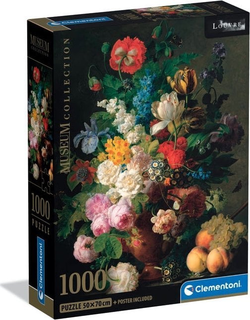 Clementoni Puzzle Compact Museum Van Dael - Vaso Di Fiori 1000 elementów (39970)