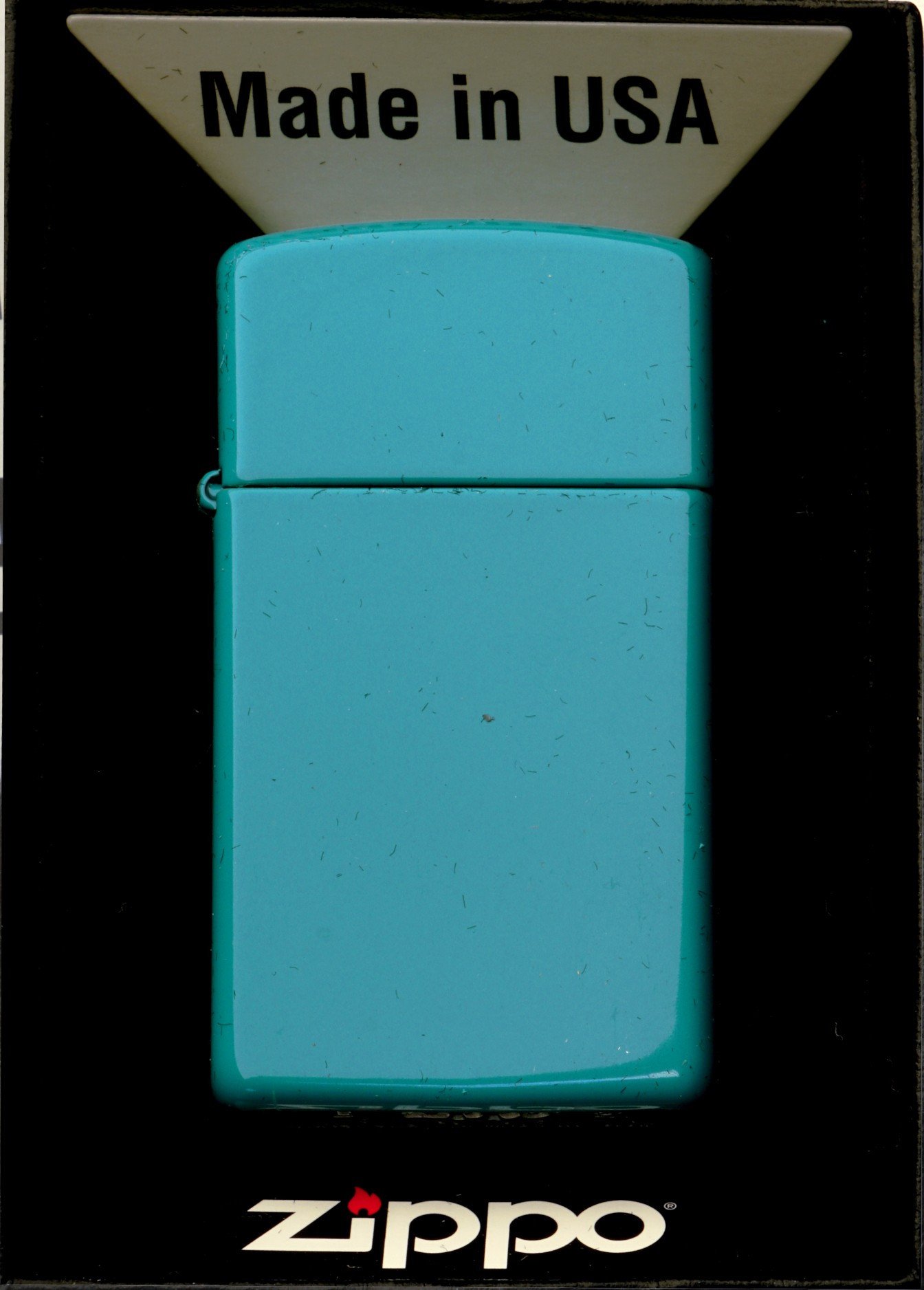 Zapalniczka ZIPPO FLAT TURQUOISE SLIM 60005900