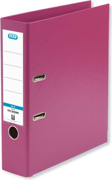 Segregator Elba Pro+ dźwigniowy A4 80mm różowy (100023300)