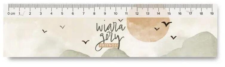 Linijka papierowa - Wiara góry przenosi