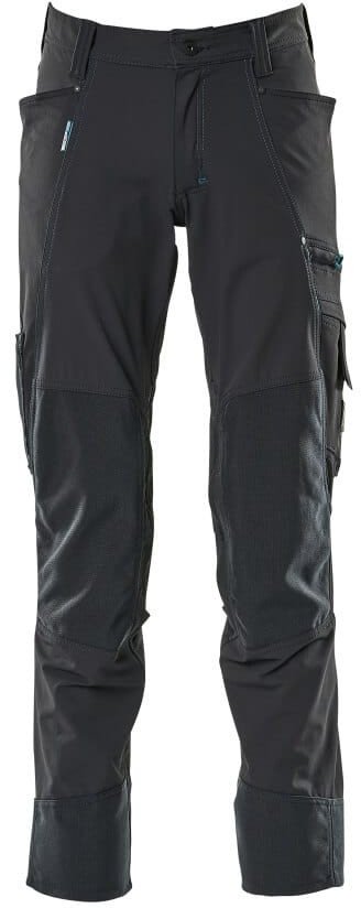 MASCOT Spodnie z kieszeniami na kolanach ADVANCED (kolor ciemny granat, rozmiar 82C54)