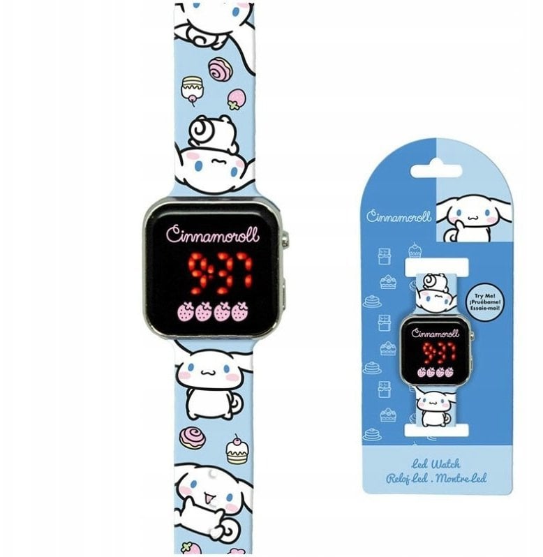 Cyfrowy Zegarek Led Cyfrowy Dziecięcy Dla Dziecka Hello Kitty Cinnamoroll / Cin0001