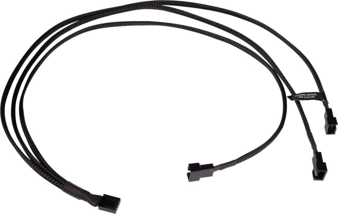 Alphacool Alphacool Y-Splitter 4-Pin auf 3x 4-Pin PWM 60cm - schwarz