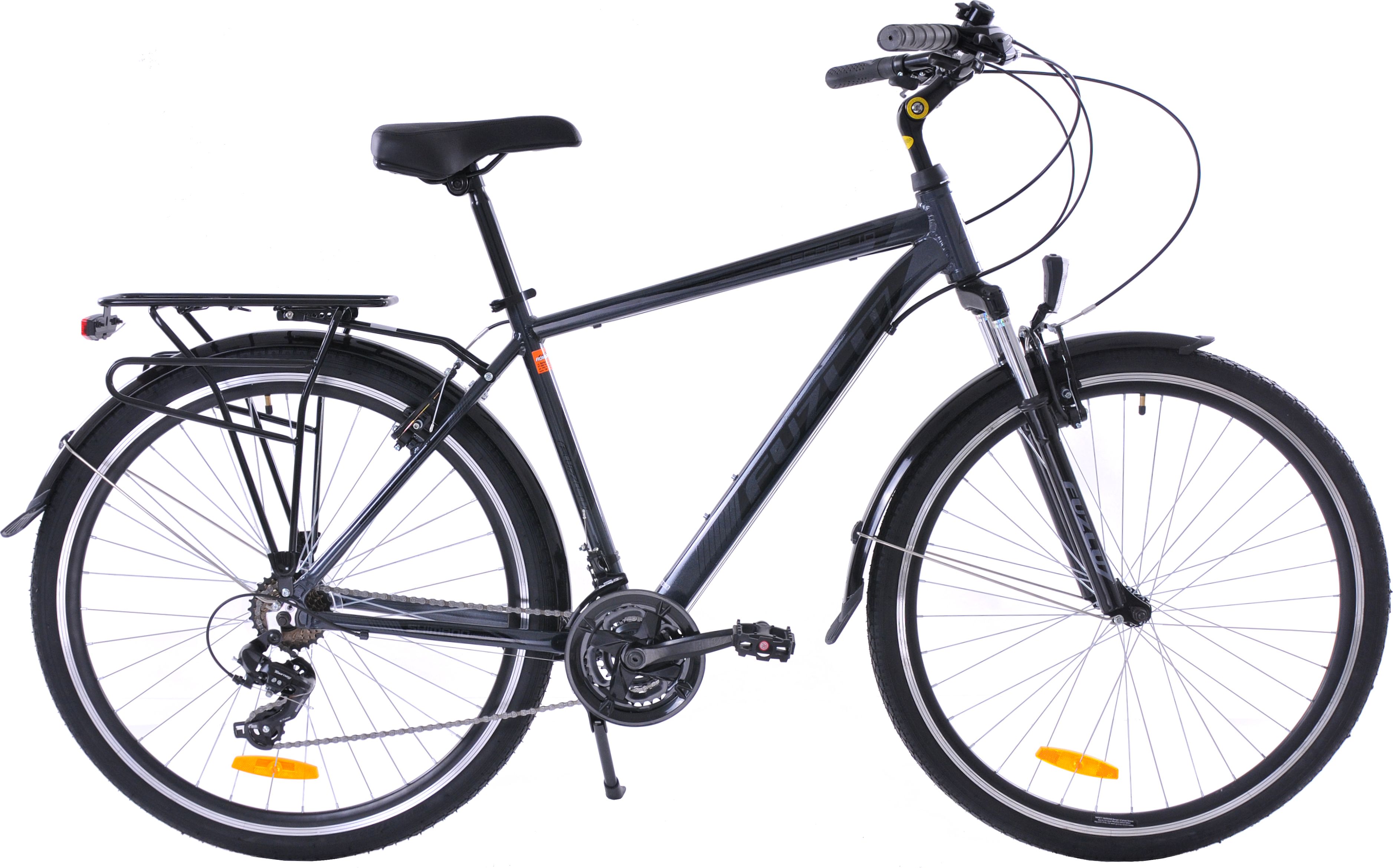 Fuzlu Rower trekkingowy 28 Fuzlu Escape 1.0 Men (20") grafit/czarny/czarny połysk