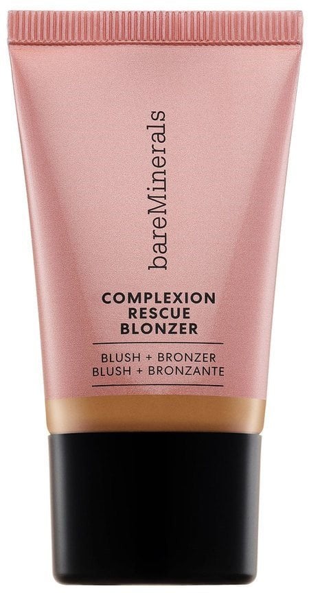 bareMinerals Complexion Rescue Blonzer bronzer i róż do policzków w kremie Kiss of Mauve 15ml