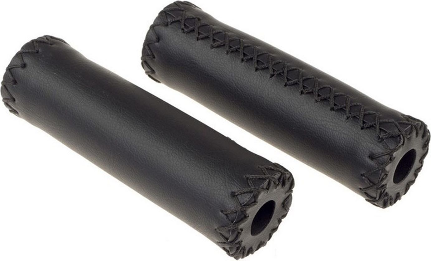 Chwyty kierownicy City gąbka z pokryciem 125mm czarne