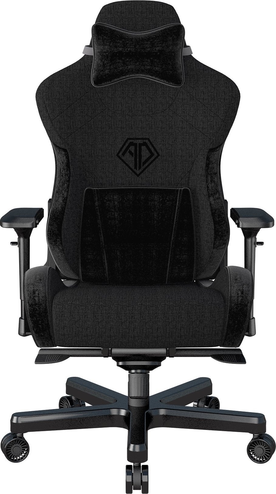 Fotel Anda Seat Fotel gamingowy materiałowy do biura T-Pro 2 czarny XL Anda Seat obrotowy