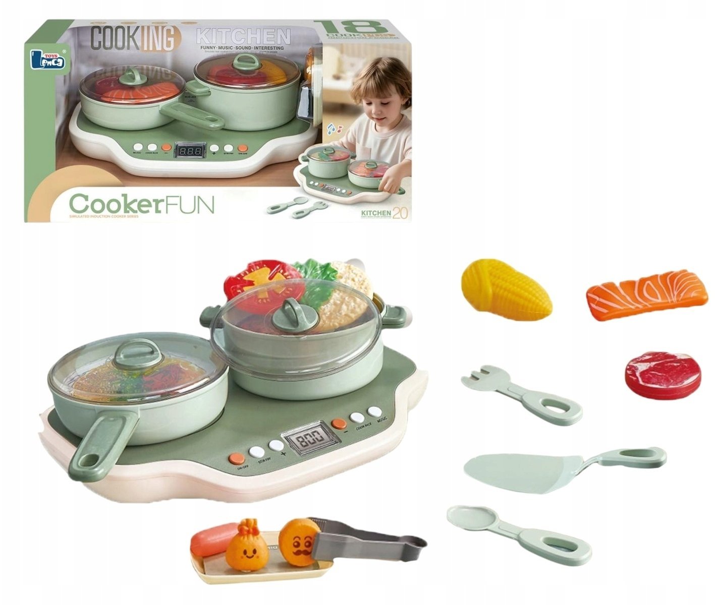 Zestaw kuchenny na baterie G206289 74120