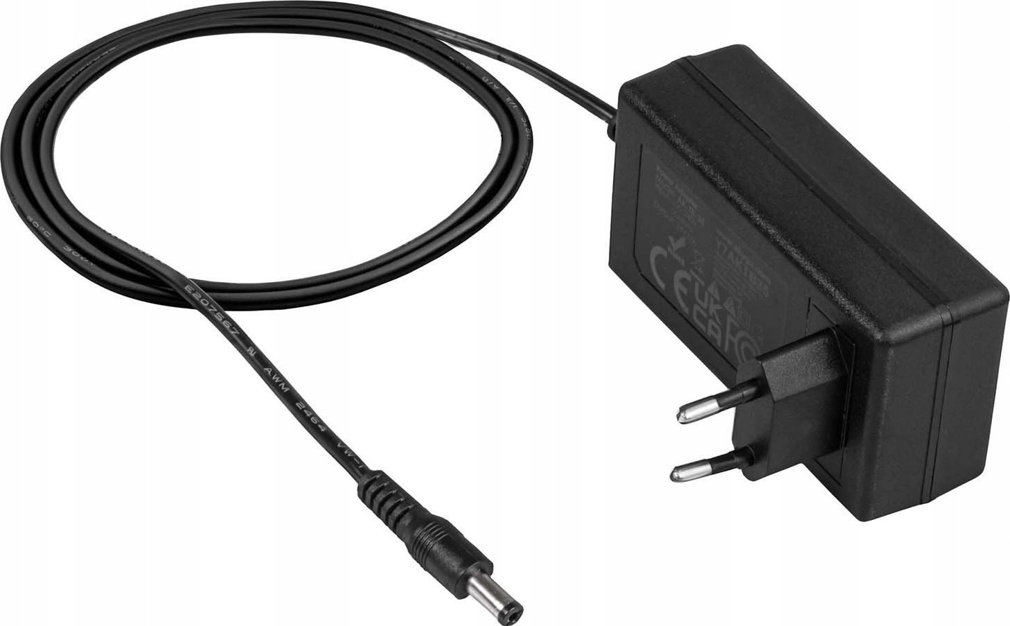 Zasilacz wtyczkowy do oświetlenia i taśm LED 24V / 2A 48W DC 5.5x2.1mm Akyga AK-TB-35 Uniwersalny zasilacz sieciowy impulsowy z kablem 1m