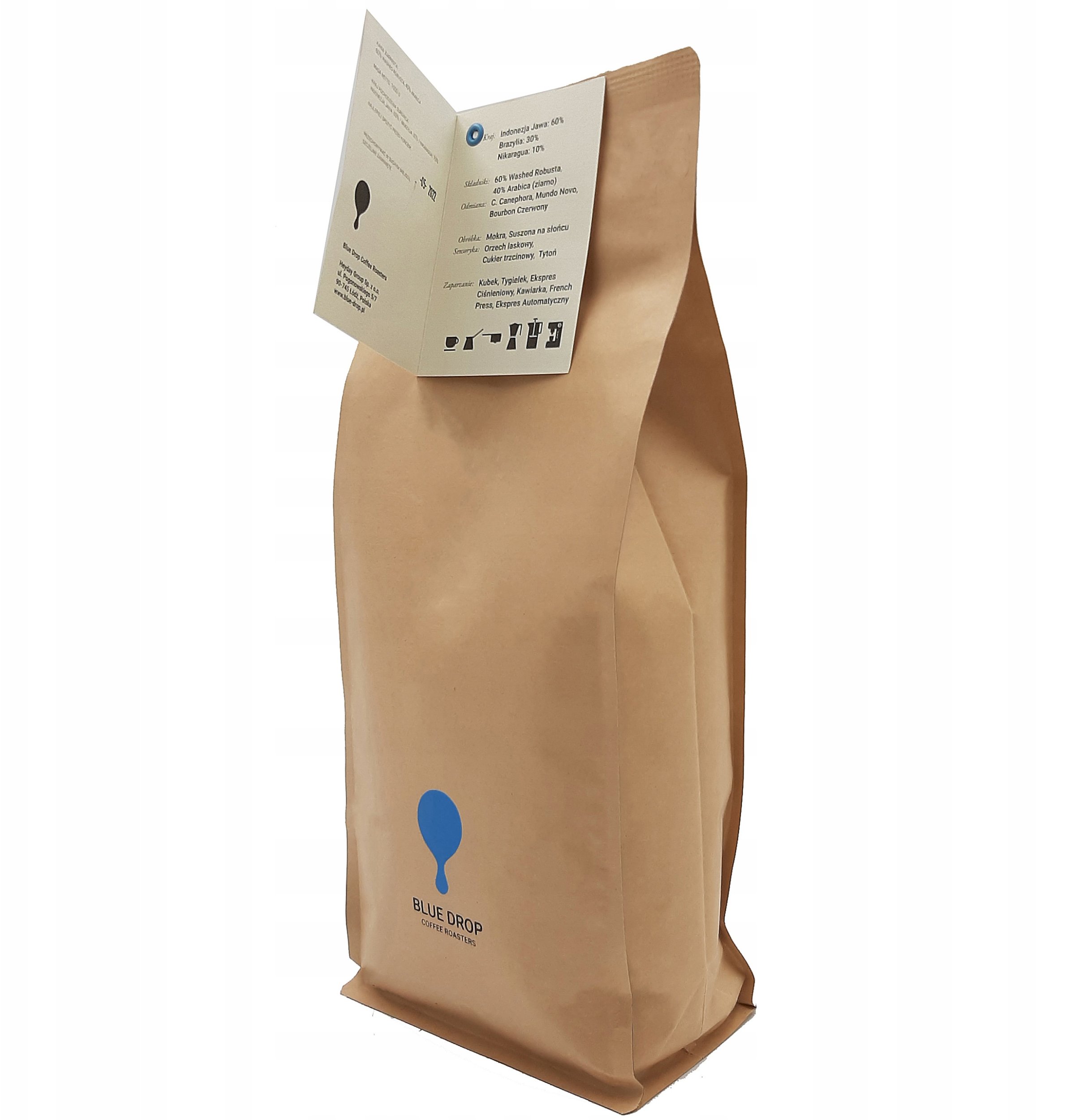 Kawa ziarnista 1kg Blu Marina z palarni Blue Drop