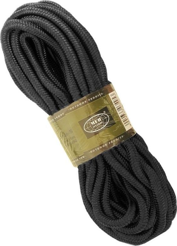 MFH MFH Lina 9mm/15m Czarna uniwersalny