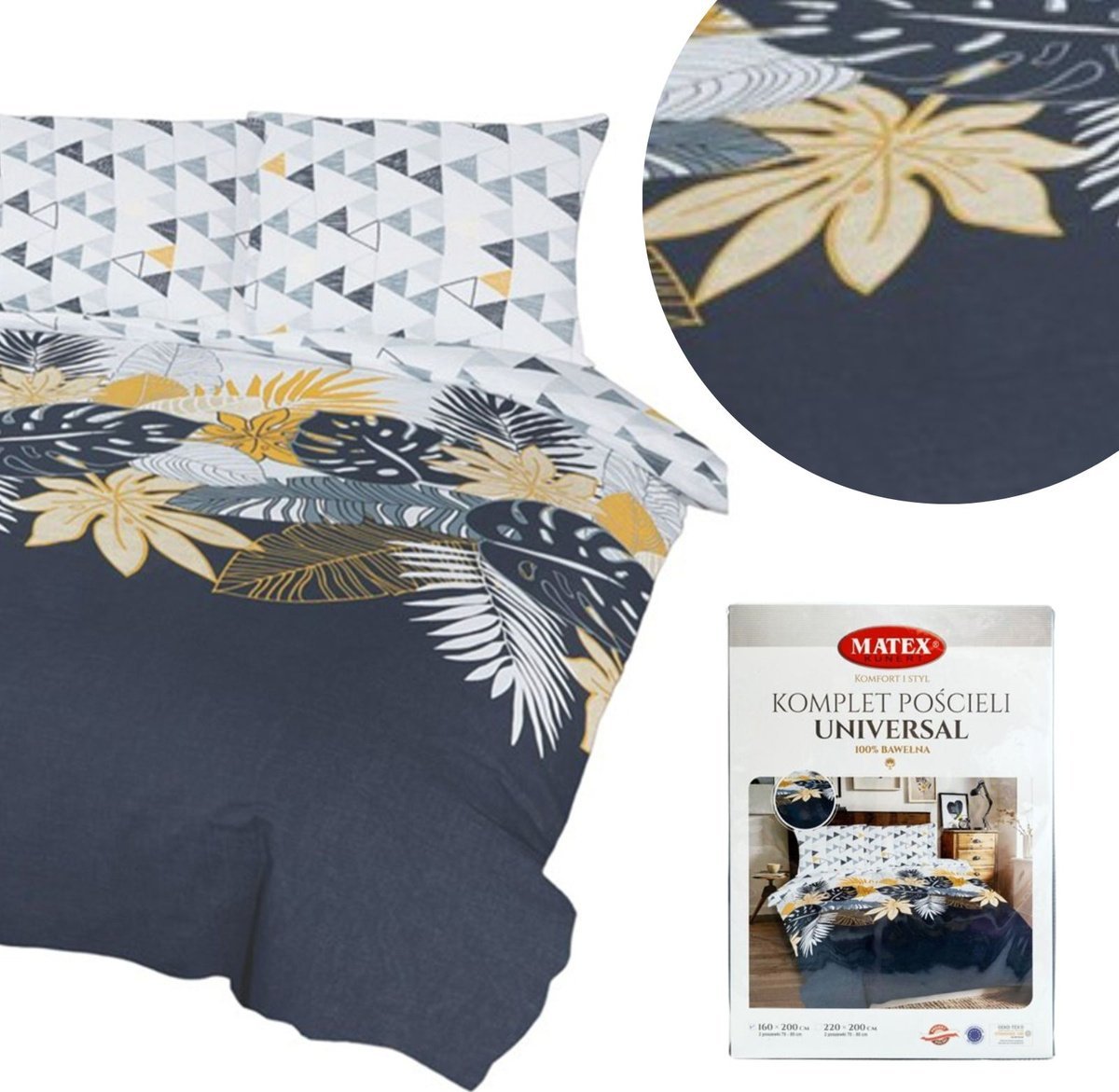 Multitex Pościel 220 x 200 Bawełniana UNIVERSAL MATEX 03