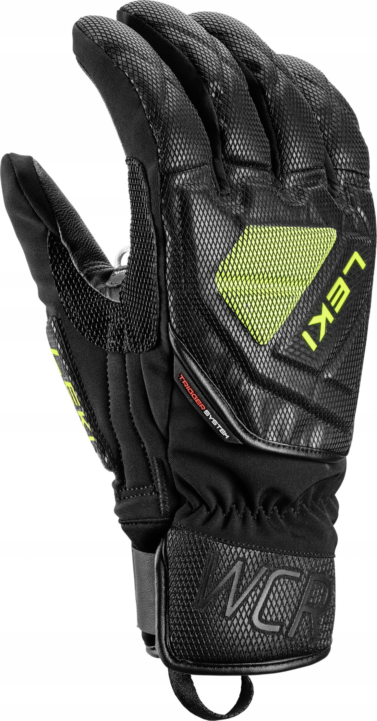 Leki LEKI RĘKAWICE WCR C-Tech 3D black-lemon 10.0