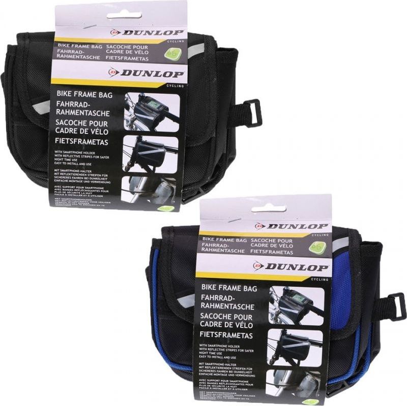 Dunlop Sakwa rowerowa Bike Frame Bag 9x18x19cm