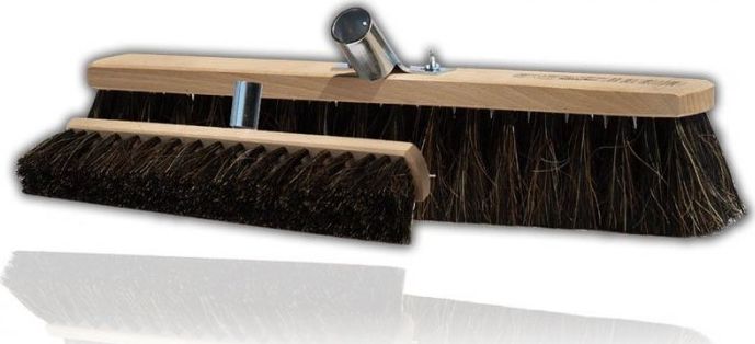 Crawtico CRAWTICO ZAMIATACZ SZCZOTKA 40CM DREWNIANA WŁOS MIESZANY